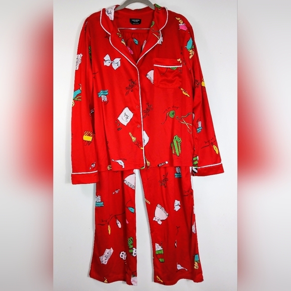 kate spade Other - KATE SPADE HOLIDAY CHRISTMAS PAJAMAS SET.